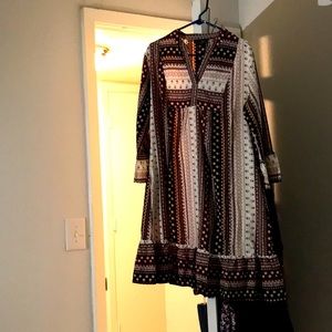 Boho midi dress